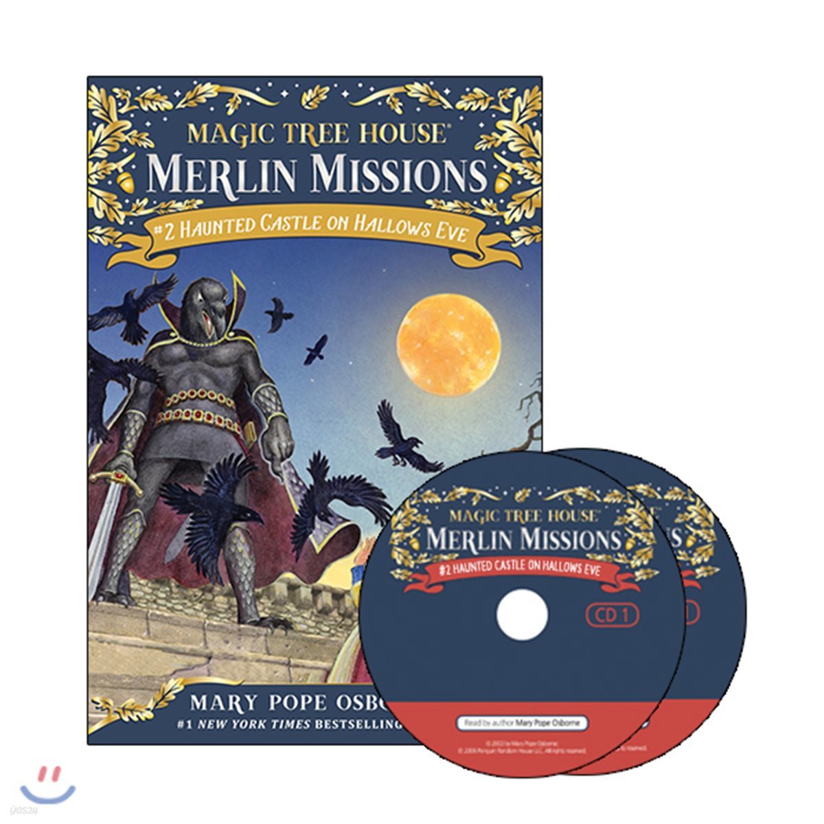 Merlin Mission #2 : Haunted Castle on Hallows Eve (Book + CD)