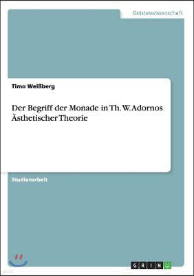 Der Begriff der Monade in Th. W. Adornos Asthetischer Theorie