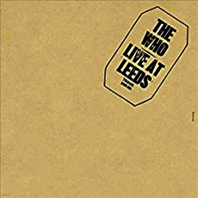 Who — Live At Leeds (Gatefold Cover) 앨범 커버