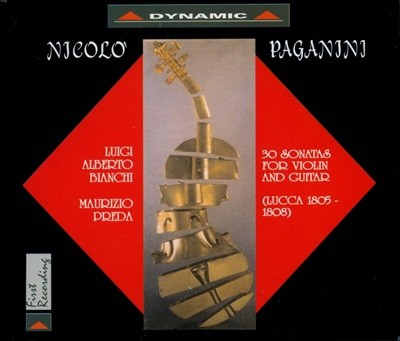 Paganini : 30 Sonatas For Violin And Guitar - 비안키 (Luigi Alberto Bianchi) (2CD)(Austria발매)