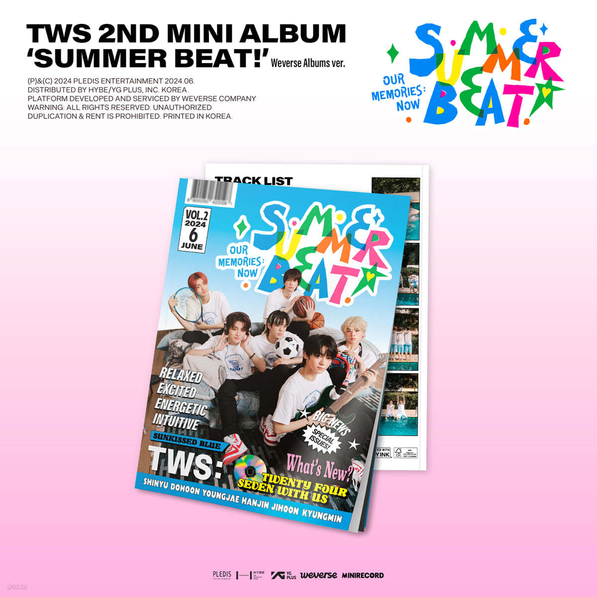 TWS (투어스) - 2nd Mini Album 'SUMMER BEAT!' [Weverse Albums ver.]