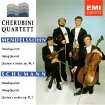 Cherubini Quartett / Mendelssohn, Schumann : String Quartet (수입/CDC7541412)