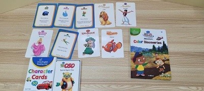 디즈니 잉글리쉬 리딩클럽 캐릭터 카드+본책1권(실사진참조/상품설명참조)