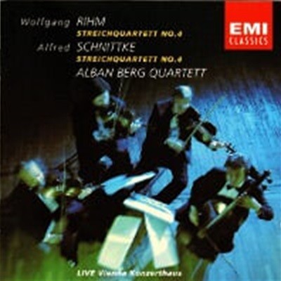 Alban Berg Quartett / Rihm, Schnittke : Streichquartett No. 4 (수입/7546602)