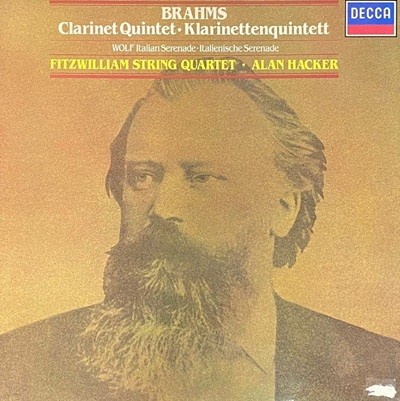 [LP] 피츠윌리엄 스트링 콰르텟 - Fitzwilliam String Quartet - Brahms Clarinet Quintet LP [U.K반]