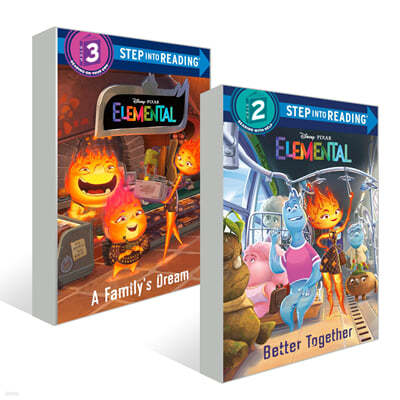Step Into Reading 2 : Better Together+ Step Into Reading 3 : A Family's Dream (Disney/Pixar Elemental) 리더스 세트 