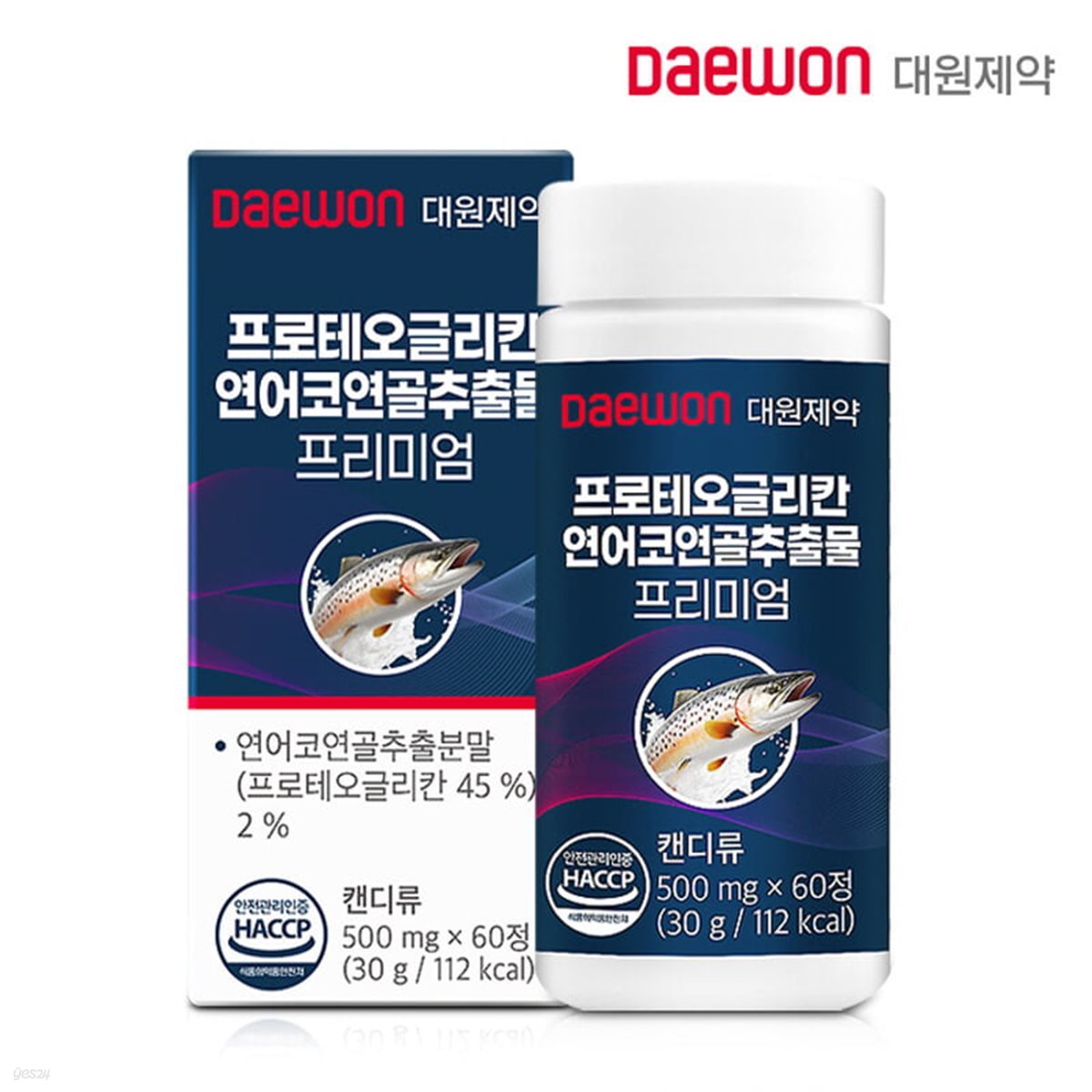 [대원제약] 프로테오글리칸 연어코연골추출물 프리미엄 (500mg*60정)