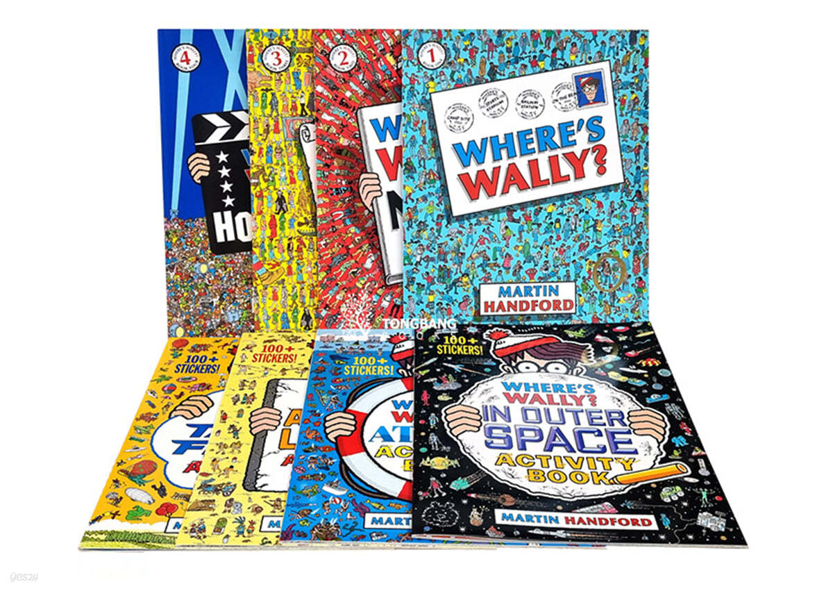 Where's Wally 8 Books Ziplock Pack 2