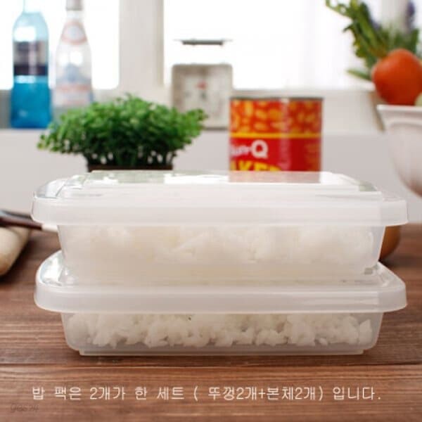 [2HOT] 전자렌지용 밥팩 350ml 2p