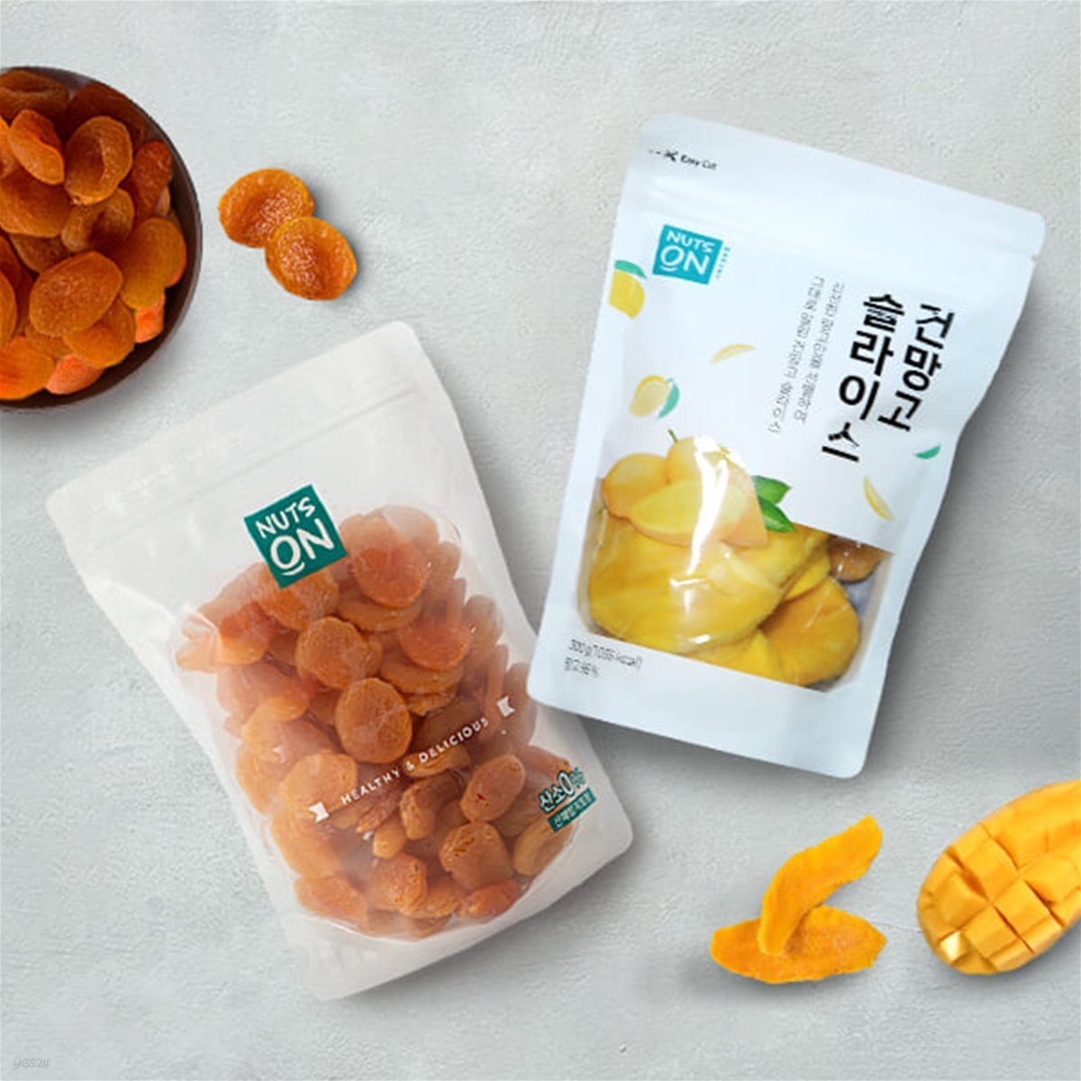 [수위트팜] 건살구 500g+건망고 슬라이스 300g - 예스24