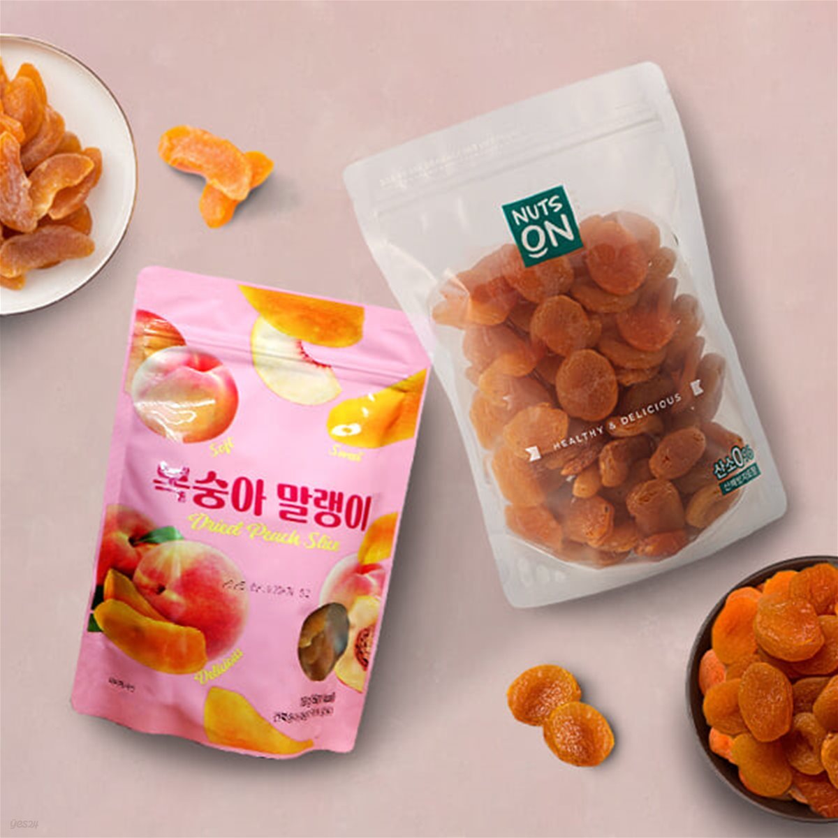 [수위트팜] 복숭아말랭이 180g+건살구 500g