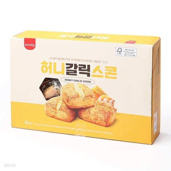 [삼립]허니 갈릭스콘 65g x 12개입