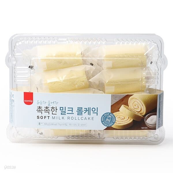 [삼립]촉촉한 밀크롤케익 75g x 8개입