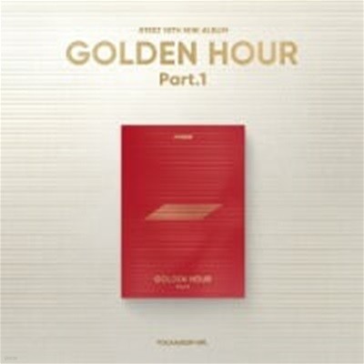 [미개봉] [포카앨범] 에이티즈 (Ateez) / Golden Hour : Part.1 (10th Mini Album) (Poca Album Ver)