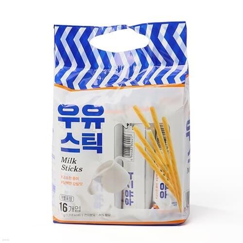 키즈웰 우유 스틱 과자 256g / 분유맛 과자 / 노브랜드