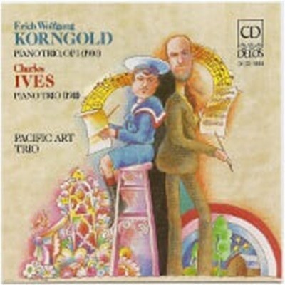 Pacific Art Trio / Korngold : Piano Trio, Op. 1 & Ives : Piano Trio (수입/DCD1009)