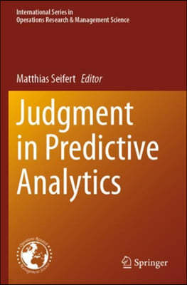 Judgment in Predictive Analytics