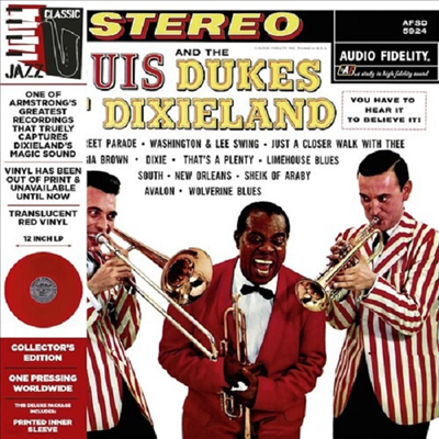 Louis Armstrong - Louis Armstrong & The Dukes Of Dixieland (Remastered)(Ltd)(Red Colored LP)