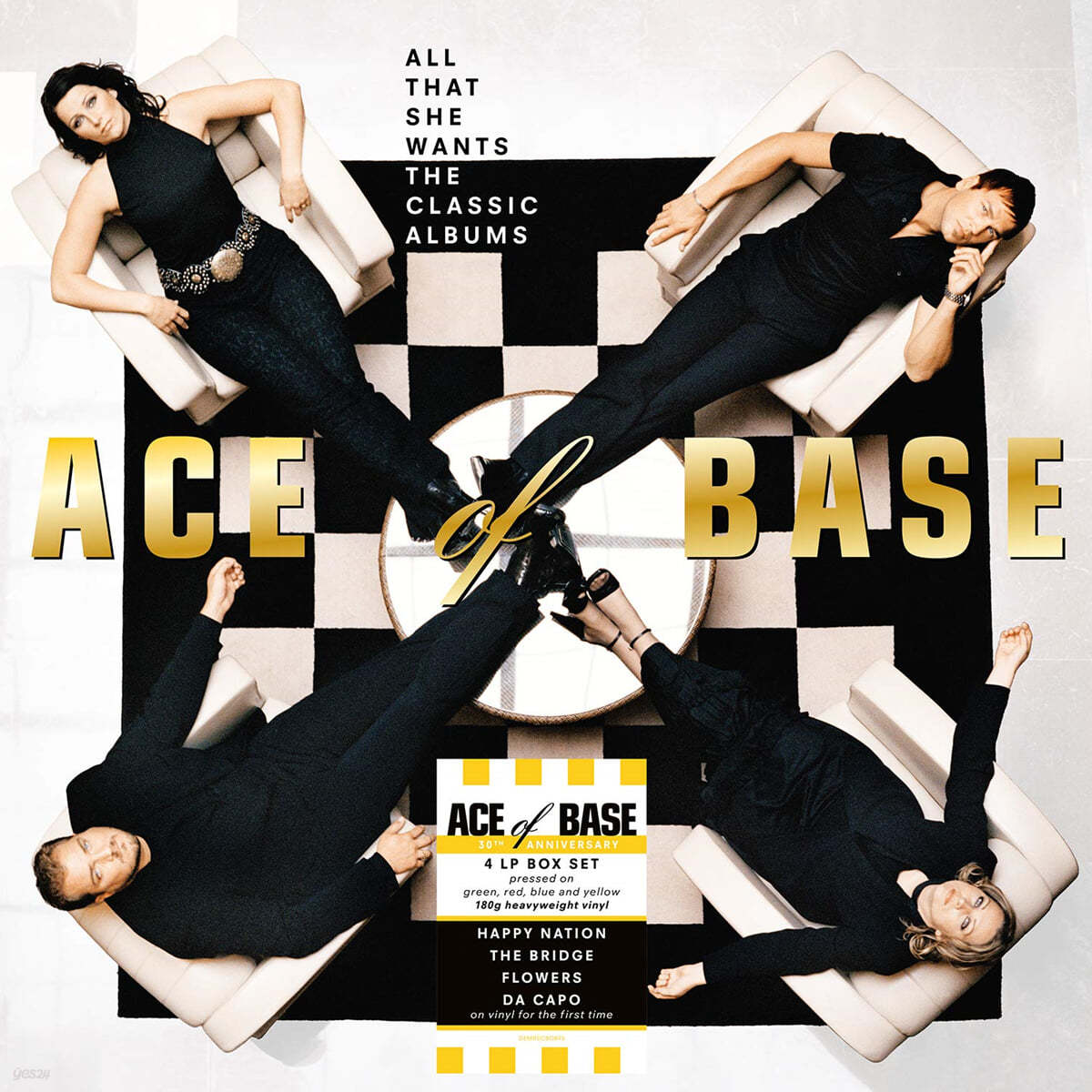 Ace Of Base (에이스 오브 베이스) - All That She Wants - The Classic Albums [컬러 4LP]