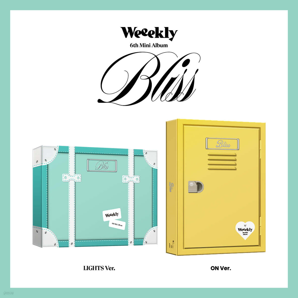 위클리 (Weeekly) - 미니앨범 6집 : Bliss [2종 SET]