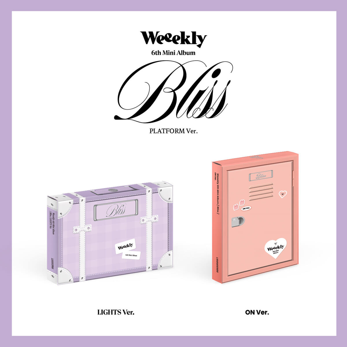 위클리 (Weeekly) - 미니앨범 6집 : Bliss [Platform Ver.][2종 SET]