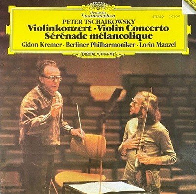 [LP] 기돈 크레머,로린 마젤 - Gidon Kremer,Lorin Maazel - Tchaikovsky Violin Concerto LP [성음-라이센스반]