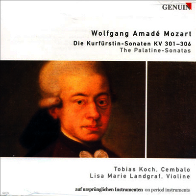 모차르트 : 바이올린 소나타집 (Mozart : The Palatine Sonatas)(CD) - Tobias Koch