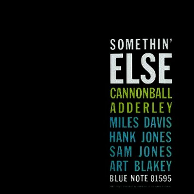 Cannonball Adderley — Somethin' Else 앨범 커버
