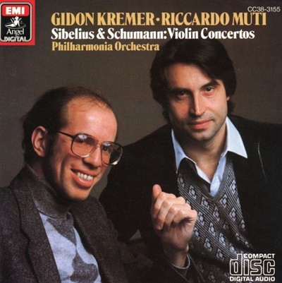 기돈 크레머,리카르도 무티 - Gidon Kremer,Riccardo Muti - Sibelius,Schumann Violin Concertos [일본발매]