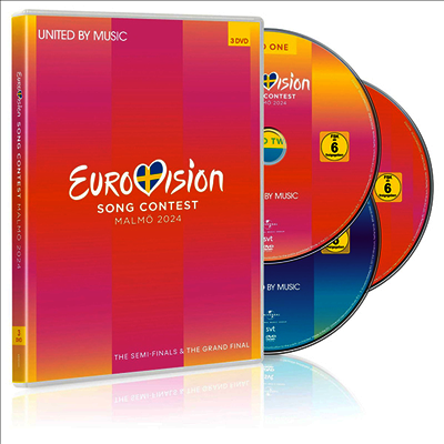 Various Artists - Eurovision Song Contest Malmo 2024 (3DVD)