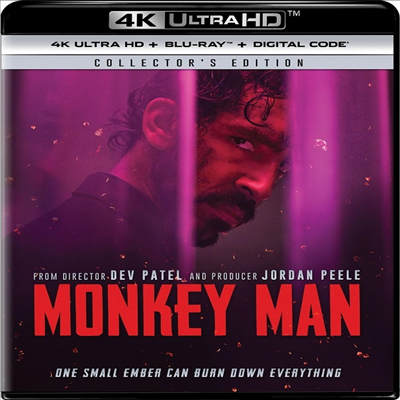 Monkey Man (Ű) (2024)(ѱ۹ڸ)(4K Ultra HD + Blu-ray)
