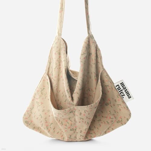 Rabbit eco bag_Cob pink flower