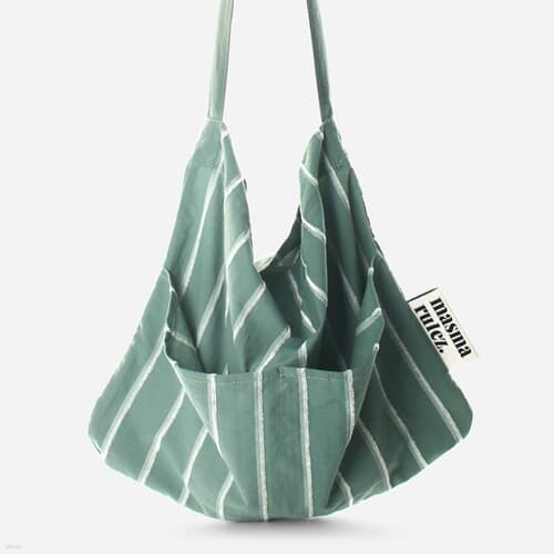 Rabbit eco bag_Wide khaki green