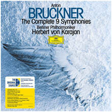 Herbert von Karajan ũ: 9   (Bruckner: Complete Symphonies) [17LP]
