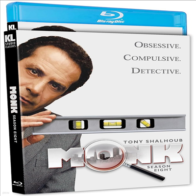 Monk: Season Eight (ũ:  8) (2009)(ѱ۹ڸ)(Blu-ray)