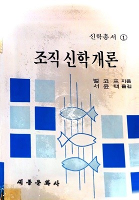 조직 신학 개론 : 신학총서 1