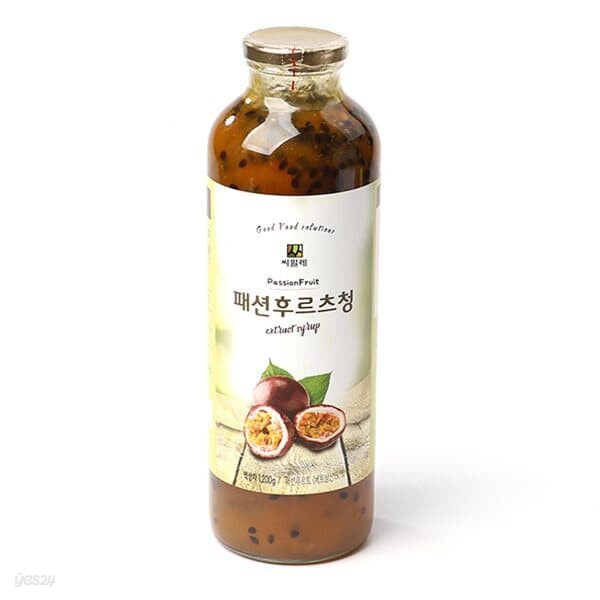 씨밀레 패션 후르츠 청 1.2kg / 홈카페 / 아이스티