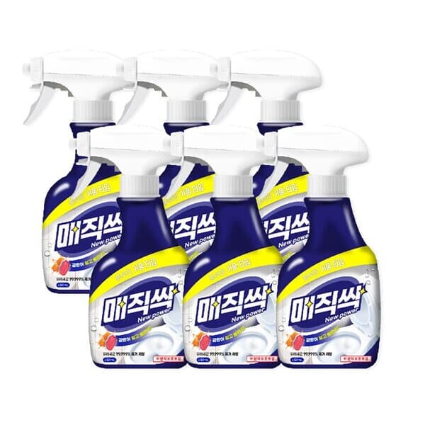 매직싹 세정제 곰팡이용 650ml 6개