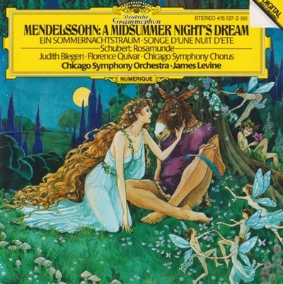 Mendelssohn: A Midsummer Night's Dream - 제임스 레바인 (James Levine) (독일발매)