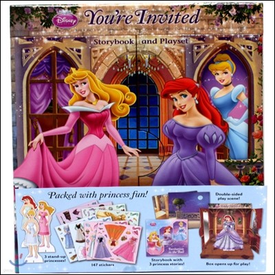 Disney You're Invited Storybook and Playset - 