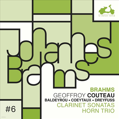 : Ŭ󸮳 ҳŸ 1, 2 & ȣ  (Brahms: Clarinet Sonatas Nos.1, 2 & Horn Trio)(CD) - Nicolas Baldeyrou