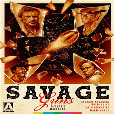 Savage Guns: Four Classic Westerns Volume 3 (Limited Edition) ( ǽ) (1968)(ѱ۹ڸ)(Blu-ray)