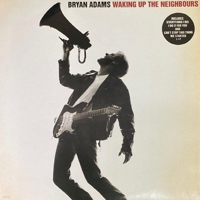 [LP] 브라이언 아담스 - Bryan Adams - Waking Up The Neighbours 2Lps [성음-라이센스반]