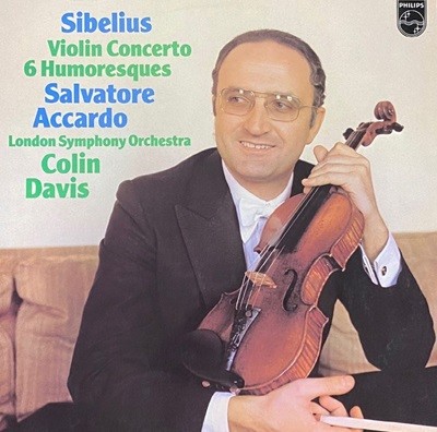 [LP] 살바토레 아카르도 - Salvatore Accardo - Sibelius Violin Concertos in D Minor, Op.47 LP [홀랜드반]