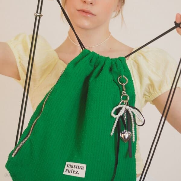 Gym sack string bag _Tear green