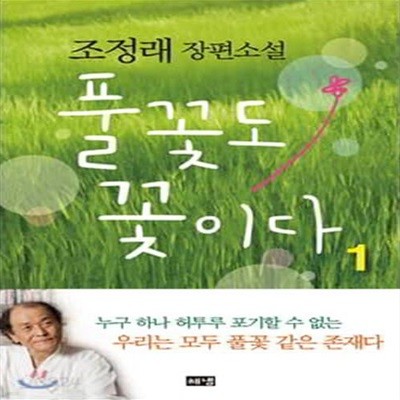 [중고-최상] 풀꽃도 꽃이다 1