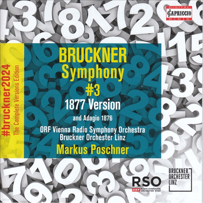 ũ:  3 'ٱ׳' (Bruckner: Symphony No.3 'Wagner')(CD) - Markus Poschner