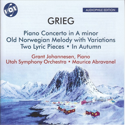 ׸: ǾƳ ְ (Grieg: Piano Concerto In A Minor, Op.16)(CD) - Grant Johannesen