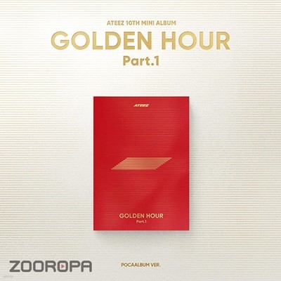 [미개봉/POCA ALBUM] 에이티즈 ATEEZ GOLDEN HOUR Part 1