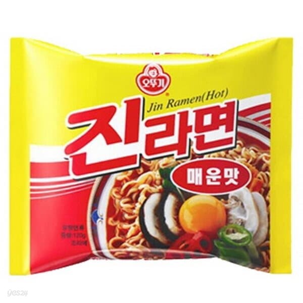 오뚜기 진라면 매운맛/40봉/무료배송